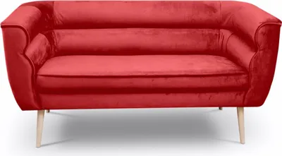 Zdjęcie produktu dla BETTSO Sofa dwuosobowa w stylu skandynawskim MARO 2 MG2232 Czerwony