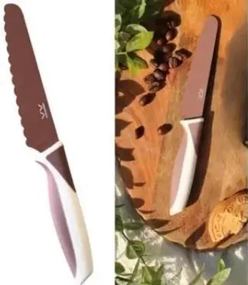 Zdjęcie produktu dla Bezpieczny nóż do nauki krojenia dla dzieci - moka - KiddiKutter