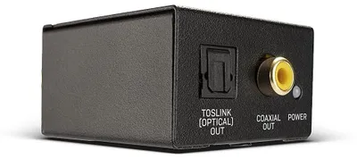 Obrázek produktu pro Převodník RCA na Toslink/koaxiální, černý
