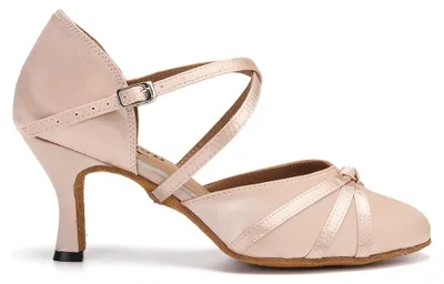 Produktbild von Burtan „Vienna“ Tanzschuhe für Standard-Klassik-Tanz, nackt, 7,5 cm, Größe 37