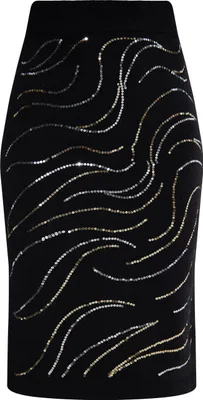 Produktbild von EVERA Damen Rock - Schwarz, XL/XXL