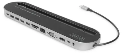 Produktbild von USB-C Docking Station, 12-Port (schwarz)