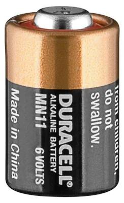 Produktbild von Duracell MN11 Alkaline Batterie 6 Volt, Abmessungen 16 x 10 mm