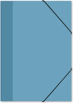 Produktbild von itenga Gummizugmappe Zeichenmappe A3 nordic blue