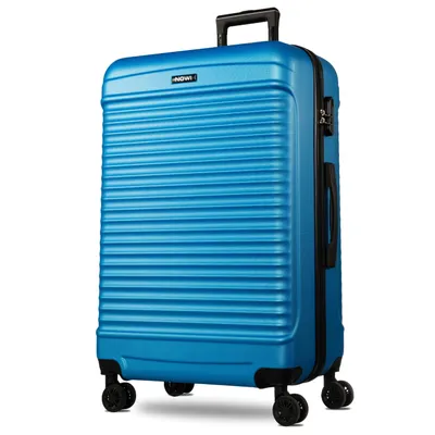 Produktbild von NOWI Las Palmas Koffer XL – 96L Ultraleicht-Hartschalenkoffer mit 8 Rollen 360° drehbar, mit Zahlenschloss, Rollkoffer groß für Reise (blau, XL)