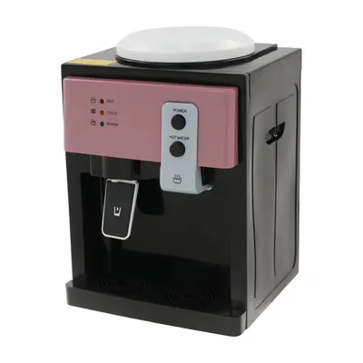 Obrázek produktu pro Elektrický dávkovač teplé a studené vody, 220V 550W dávkovač vodního chlazení Chlazení 1L/H ≤ 8 ℃, Ohřev 5L/H ≥ 95 ℃, Dávkovač vody na stůl pro čaj, kávu a chlazenou vodu (Rose Gold)