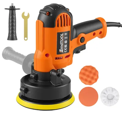 Produktbild von Elektrische Autopoliermaschine - 400 W - 220 V - Netzbetrieb - Zum Wachsen - Zum Polieren - Orange