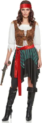 Immagine prodotto di Wicked pirata signore costume bucaniere più dimensioni colorate - XS