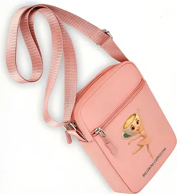 Image de Sac à bandoulière pour filles rose pastel - Ballerina Cappuccina