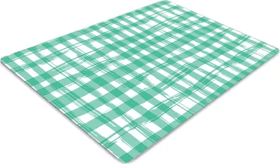 Produktbild von Stuhlunterlage Bürostuhlunterlage 120 cm x 90 cm Bodenmatte Bürostuhlunterlage - Grünes Gitter
