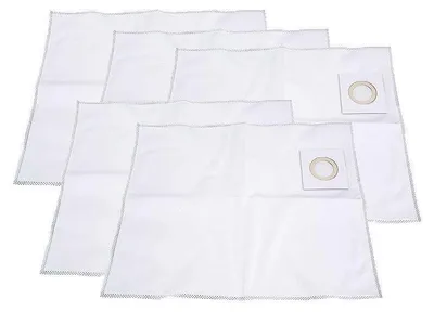 Image de Lot de 5 sacs tissu avec fermeture pour aspirateurs MAKITA VC3210 et VC3211