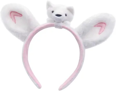 Productafbeelding van Konijnenoor Hoofdband - Dierenoren Haarband Pluche Oren - Cosplay en Feest - Zacht Pluche Materiaal
