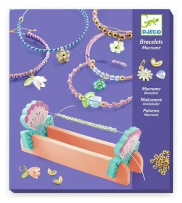 Obrázok produktu pre DIY šperky pre deti: Macramé, modrá farba