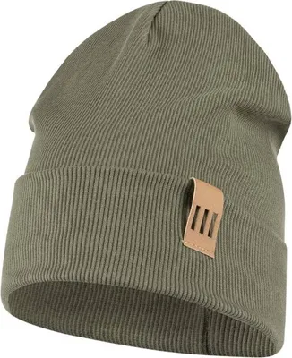 Produktbild von Smarilla Mütze Junge Herren Kinder Beanie gerippt(46-48,Oliv)