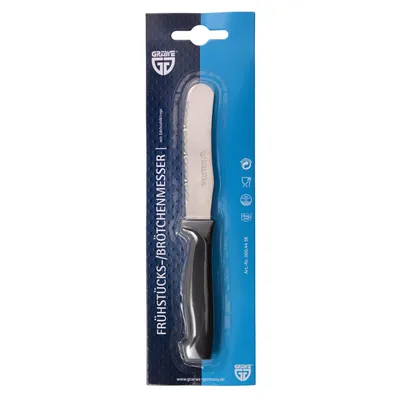Produktbild von GRÄWE Frühstücks-/Brötchenmesser auf Karte, Serie "BASIC"