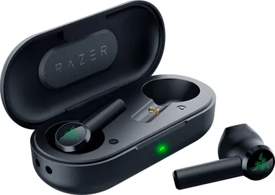 Produktbild von RAZER Hammerhead True Wireless Earbuds - Kabellose Kopfhörer mit Ladecase, Bluetooth 5.0 Auto-Pairing, Wasserbeständiges IPX4-Design, Touch-aktiviert Und Kompatibel Mit Sprachassistenten