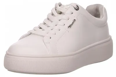Produktbild von Tamaris Sporthalbschuhe Formsohle modisch in weiss/weiss kombi, Gr. 39