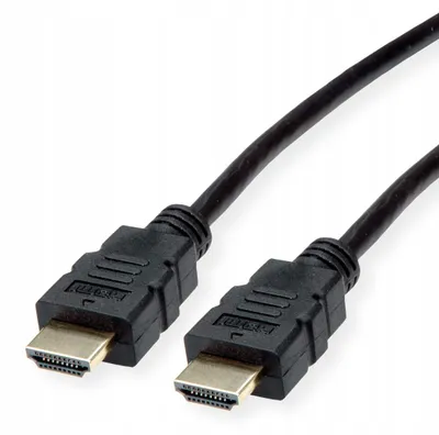 Produktbild von ROLINE HDMI High Speed Kabel mit Ethernet, TPE, Schwarz, 5m