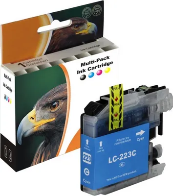 Produktbild von D&C Tintenpatrone ersetzt Brother L-223 CYAN xl
