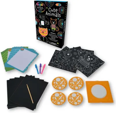 Obrázok produktu pre Vytváranie stavebníc Scratch & Spiral - Animale Dragute
