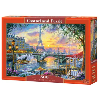 Zdjęcie produktu dla Puzzle 500 elementów. Czas na herbatę w Paryżu