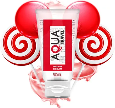 Image de Aqua Travel - Lubrifiant À Base D''eau Saveur Lollipop - 50 Ml