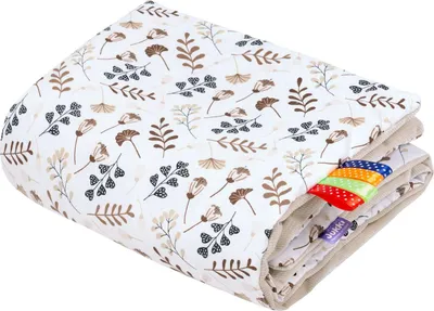 Produktbild von Boho Garden & Ecru Velvet Babydecke 75x100cm