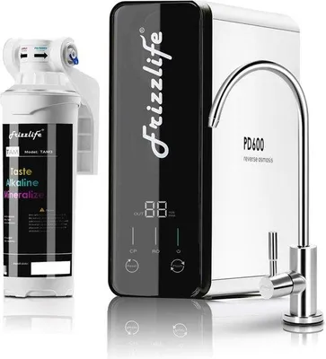 Produktbild von Umgekehrtes Osmose-Wasserfiltrations-System - 600 GPD Hochstrom, Tanklos, TDS senken, kompakt, alkaline Mineral-Ph, effiziente Wasserbesparnis