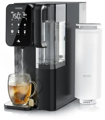 Produktbild von Arendo Osmoseanlage, Auftisch Umkehrosmoseanlage 6,5 L, Wasserfilteranlage, Heißwasserspender, 7 Stufen Filtration, 99,99% reines Trinkwasser 15 bis 100° einstellbar