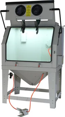 Produktbild von Sandstrahlkabine 990l Sandstrahlgerät mit Fußpedal Sandstrahler 990 Liter mit Absaugung und Beleuchtung
