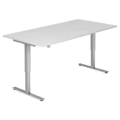 Immagine prodotto di HAMMERBACHER XMST2E höhenverstellbarer Schreibtisch weiß rechteckig