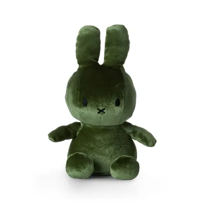 Obrázek produktu pro Miffy sametová plyšová figurka (23 cm) plyšová hračka králík plyšová hračka zelená