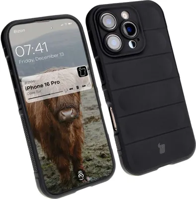 Produktbild von Bizon Case Tur Apple iPhone 16 Pro schwarz