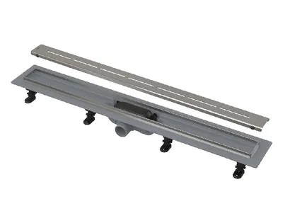 Obrázok produktu pre Alcadrain Odtokové žľaby - Sprchový žľab Simple 650 mm, s nerezovým okrajom, s roštom, nerezová mat APZ18-650M