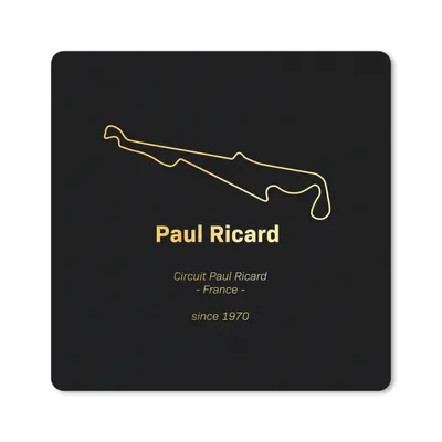 Produktbild von MuchoWow® Mauspad Mousepad Frankreich - Formel 1 - Rennstrecke 20x20 cm - Mousepads - Maus Mat - Pad - Mausunterlage - Desk Mat - Bureauartikeln
