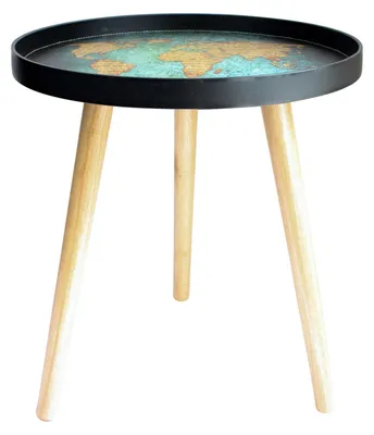 Produktbild von Runde Couchtisch mit Retro-Look