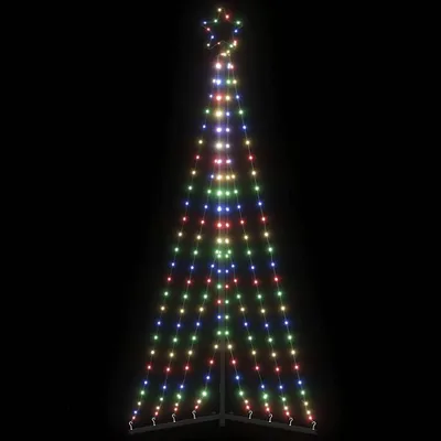 Image de vidaXL LED Sapin de Noël 339 LEDs Multicolore 187 cm