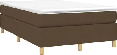 Produktbild von vidaXL Boxspringbettgestell Dunkelbraun 120x200 cm Stoff