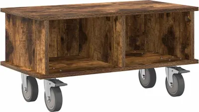 Zdjęcie produktu dla vidaXL Stojak pod telewizor dąb wędzony 68,5 x 35 x 35 cm materiał drewnopochodny