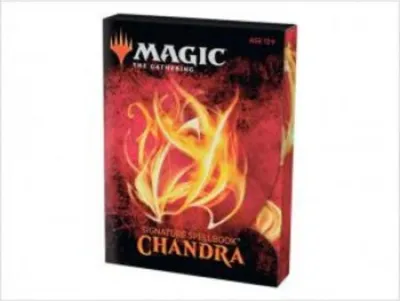 A product box for Magic: The Gathering Signature Spellbook - Chandra.