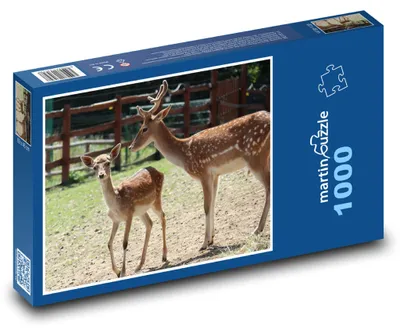 Obrázek produktu pro Puzzle 1000 Daňci na louce - martinpuzzle