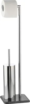 Produktbild von WC-Garnitur Galant verchromt 72 cm mit Marmorplatte