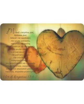 Produktbild von Kühlschrankmagnet - Hymne der Liebe - Herzen