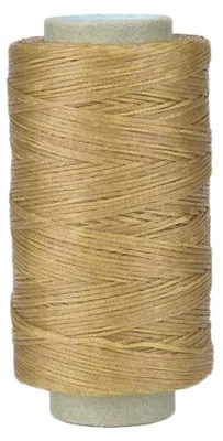 Leder-Nähgarn 250m, 150D gewachster Handnähfaden, Natur
