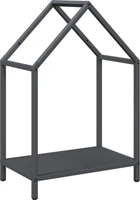 Immagine prodotto di vidaXL Porta legna antracite 40x25x60 cm Acciaio laminato a freddo