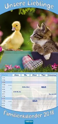 Produktbild von Familienkalender Unsere Lieblinge 2018
