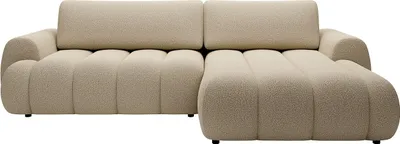 Produktbild von Eckschlafsofa rechts mit beigem Bezug - FRIDORA