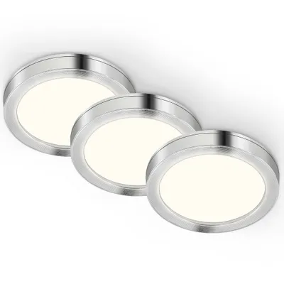Obrázek produktu pro Telefunken LED světlo pod skříňku hliník Ø6cm 3 x 1,8W 170lm teplá bílá 3000K spínač