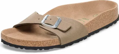 Produktbild von Birkenstock 1026706 Madrid Pantolette Braun (Gray Taupe), Braun, Gr. 39