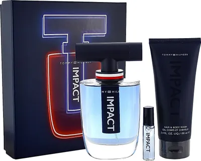 Produktbild von Tommy Hilfiger Impact EDT 100ml + EDT 4ml + Body Wash 100ml